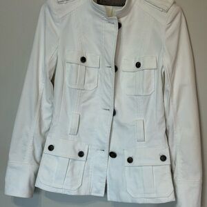 Zara winter white military/safari jacket
